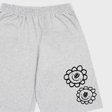 【UNISEX】ひまわり柄バミューダスウェットショーツ