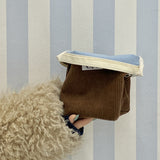 classic pouch_corduroy darkbrown