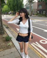 Lace wrap T