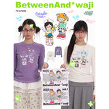 フォイルプリントレギュラーフィット長袖Tシャツ