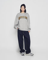 25FW METAL TEXTURE SWEATSHIRT MELANGE