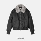 Dept Fur Leather Jacket (3color)