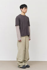Slab Cropped Layered Longsleeve