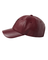 26SS LINE AC BEAR VEGAN LEATHER BALL CAP