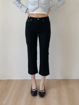 Slit Ankle Length Capri Pants