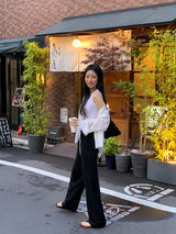 [MADE] Lelun Summer See-Through Stripe Shirt