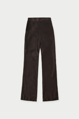 Satin layered set_brown