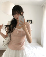 アリスレイヤードボタン半袖Tシャツ