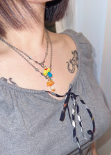 [Hearts2Hearts Juun] Trippy mushroom necklace.07 (8color)