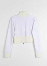 TOUCH KNIT ZIP-UP