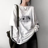 Resse Line Layered Long Sleeve T-Shirt