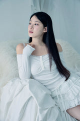 Love blossom skirt (Ivory)