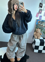 パラシュートバルーンピグメントコーデュロイパンツ🤎🩶💚🩵5カラー