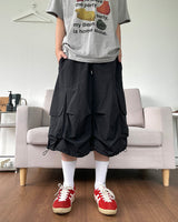 Nylon Cargo Bermuda Pants