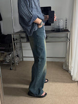 オーサムスーパーロングワイドデニムパンツ (5color)