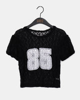 Nosen Lace Puff Short Sleeve T-shirt