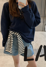 [Lè made]レ メイド エブリー オーバーサイズド スウェットシャツ/ 4カラー