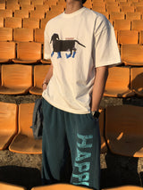 [A-T0087] ダックスフント半袖Tシャツ