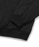 Authentic Logo Quilted Half-Zip Sweatshirt Black