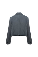 ASTRAL CROP JACKET / CHARCOAL