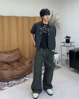 セドンバックルチェックシャツジャケット