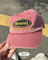 FFOUND SUNFADED WASHED VINTAGE BALL CAP / DYED RED