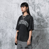 アッシュウォッシュロゴTシャツ（BLACK）