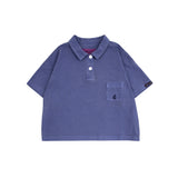 クロップピッギングカラーTシャツ _SYS5TS53BU