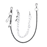 BBD 2-Line Detachable Rope Pants Chain (Black&White)