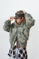 Whisper Pillbox Cap (Leopard)