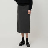 ピグメントビンテージスカート DEEP CHARCOAL