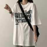 ラスボクシーフィット半袖 T シャツ
