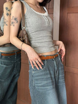 Layered lace sleeveless(4color)