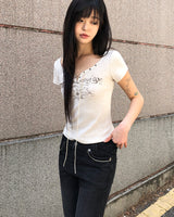 ムコン アイレット ショートスリーブ Tシャツ