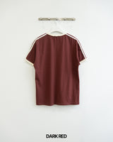 テンススリムフィットリンガー半袖Tシャツ