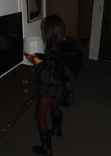 HOLIDAY HOOD FUR JACKET