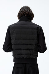 Lightweight Ribbed Collar Puffer