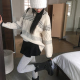 チェックウールピンタックミニスカート