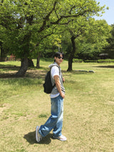 ディアカットウォッシングデニムパンツ4C