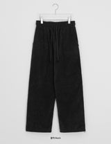 [Unisex] キルケットバンディングリベットブラッシュドトレーニングパンツ