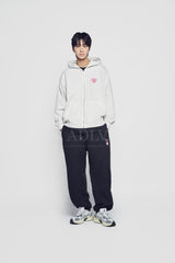 24FW RABBIT BELLY JOGER PANTS BLACK
