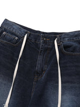Rope baggy balloon darkblue jean