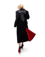 DKILLUMINATE FITTED LONG WOOL COAT