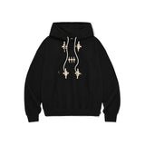 Orion patched hoodie / Black