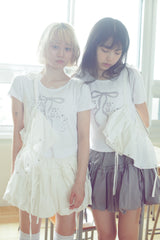 フリルバルーンスカート(white)