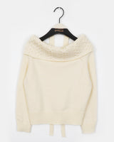 Weck Twisted Off-Shoulder Knit Set