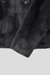 MG mink puffer tweed reversible jacket (2 colors)