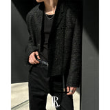 [PREMIUM] Crush glitter tweed jacket(2color)