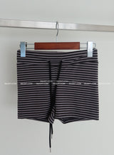 Papillon striped bendable shorts