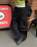 [ORIGINAL] Dori Cargo Pintuck Cotton Pants